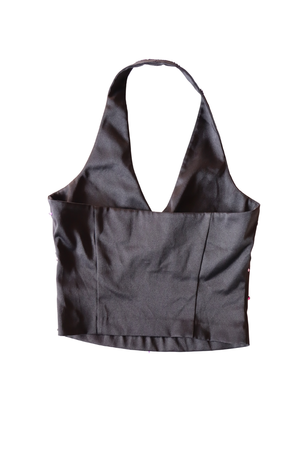 Black and Purple Halter Top┃Size 10