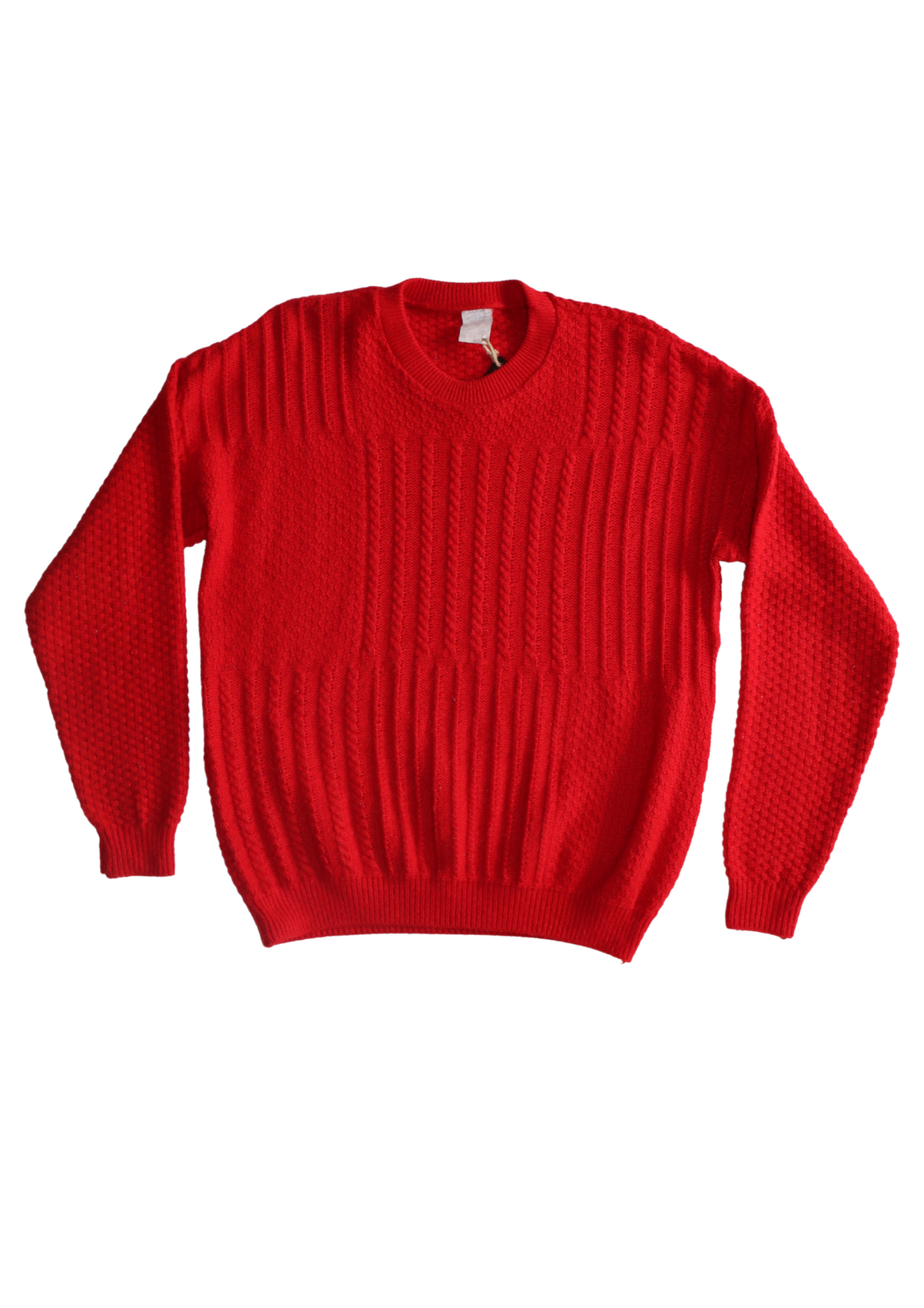 Vintage Red Knit Sweater┃Size L