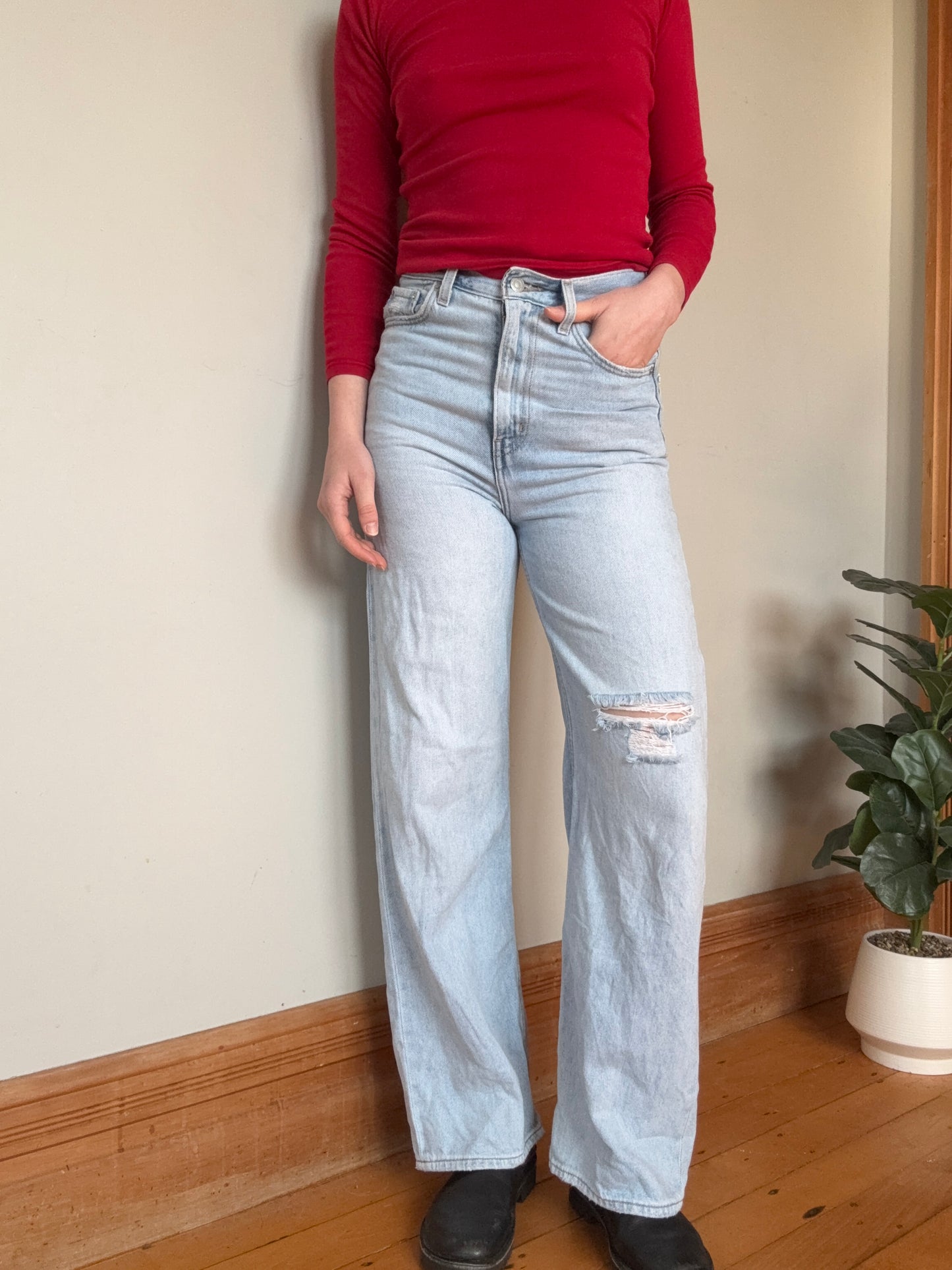 Levi's Light Wash High Loose Jeans┃Size 26