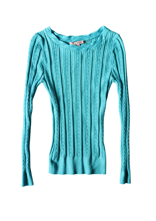 Blue Y2K Longsleeve Top