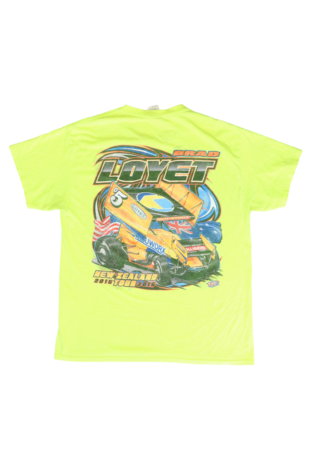Neon Racing Tee┃Size L