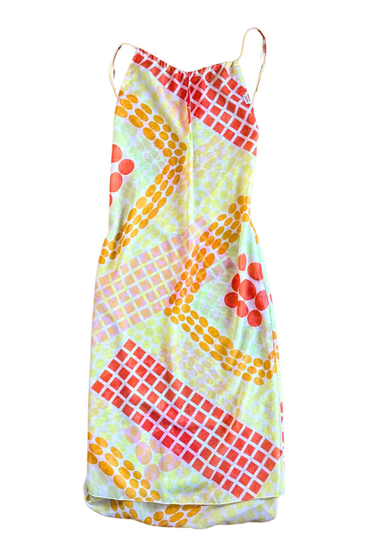 Yellow and Orange Miss Sixty Maxi Dress┃Size M