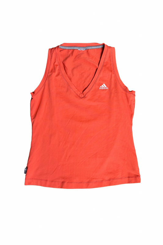 Orange Adidas Y2K Sport Tank