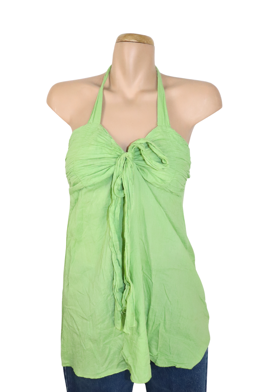 Green Halterneck Top