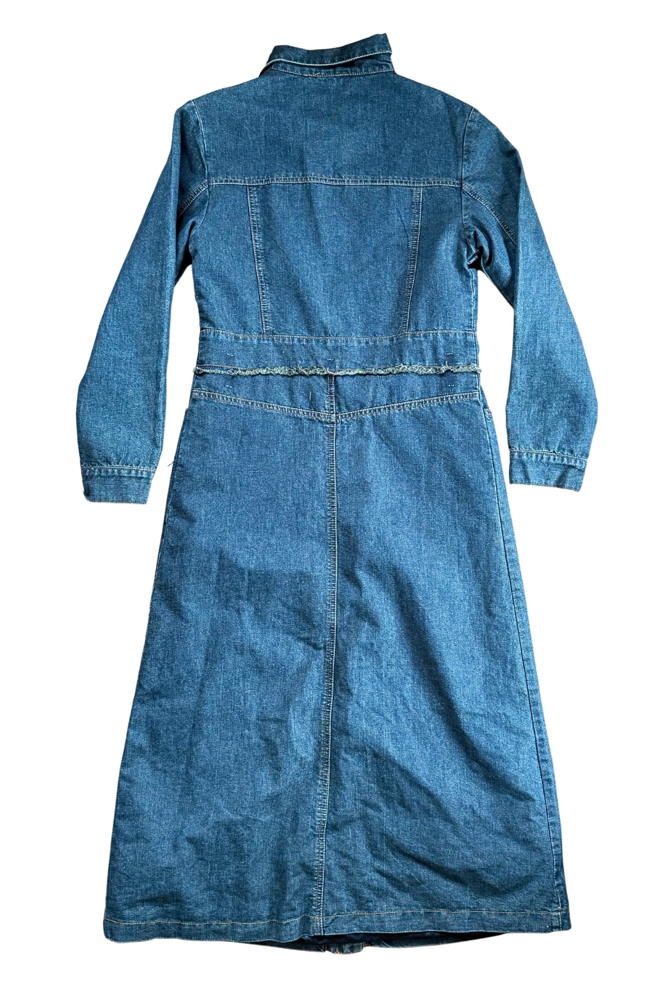 Y2K Denim Trench┃Size M
