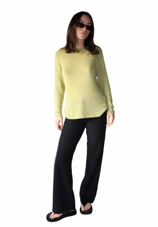 Green Knit Jumper┃Size S