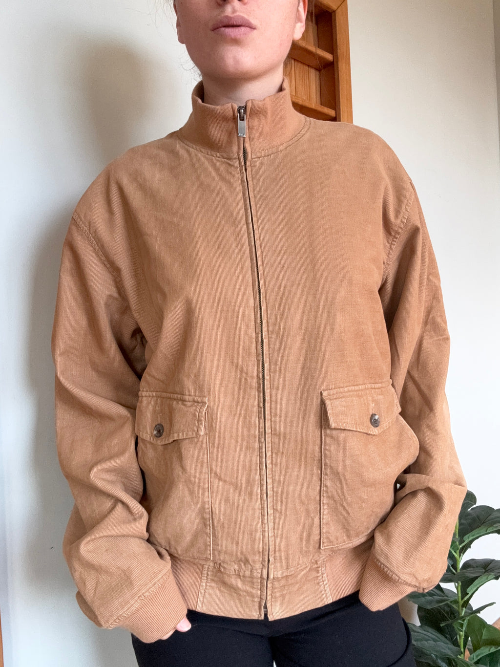 Vintage Polo Golf Brown Bomber Jacket┃Size M