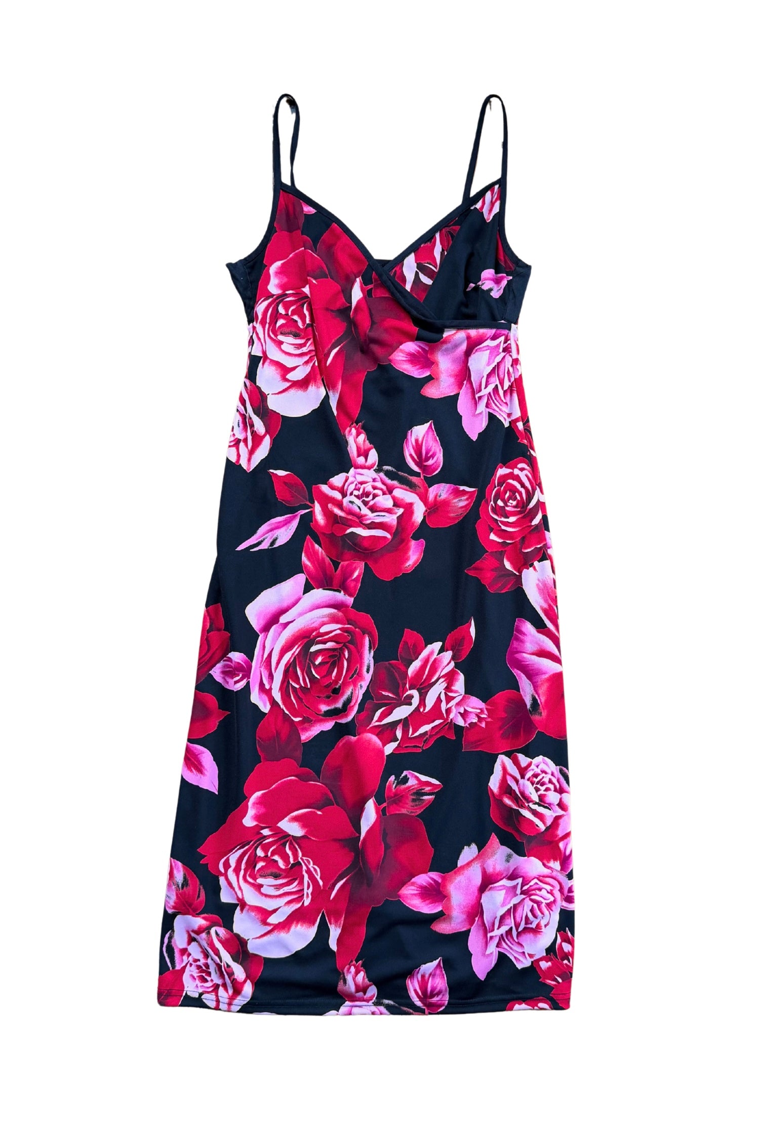 90s Rose Slip Dress┃Size 10