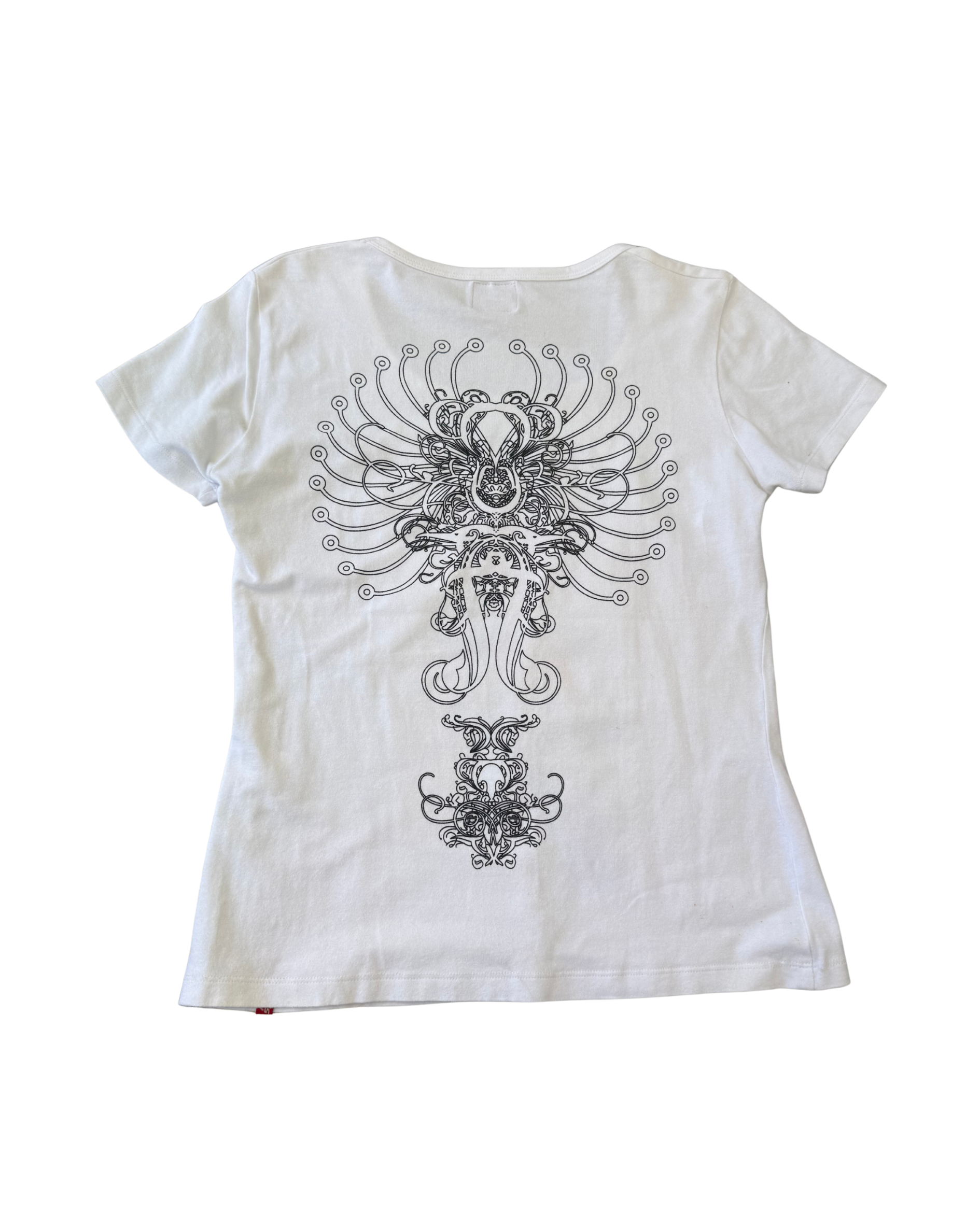 White Miss Sixty Lady Tee┃Size XL