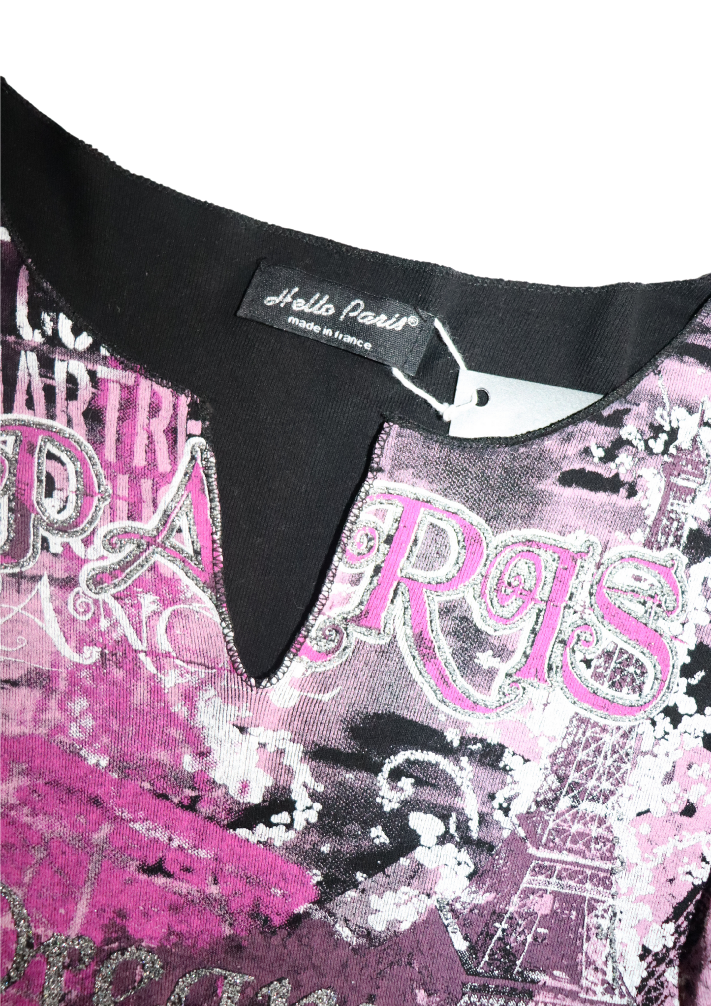 Hello Paris Y2K longsleeve top