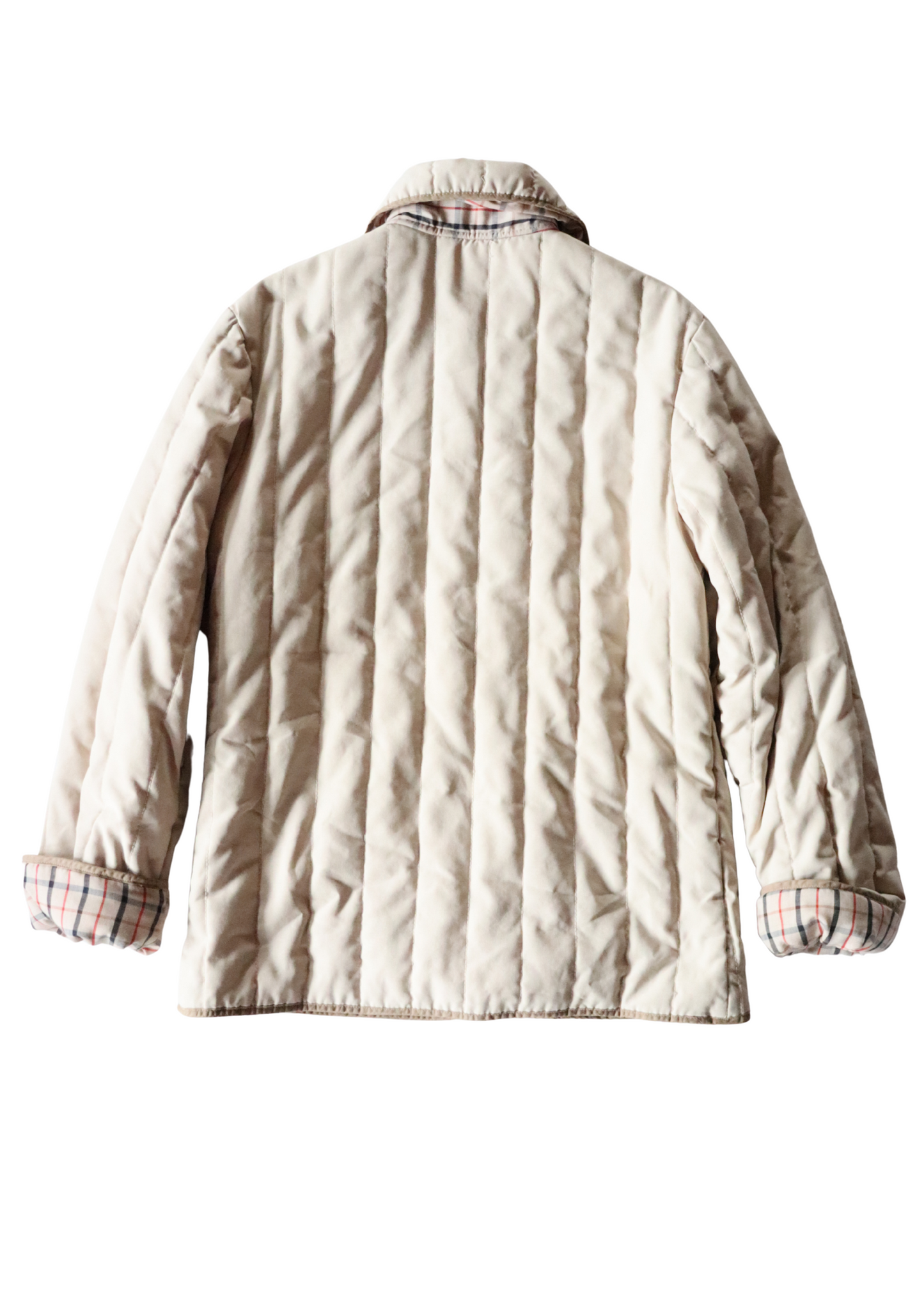 Beige Quilted Jacket