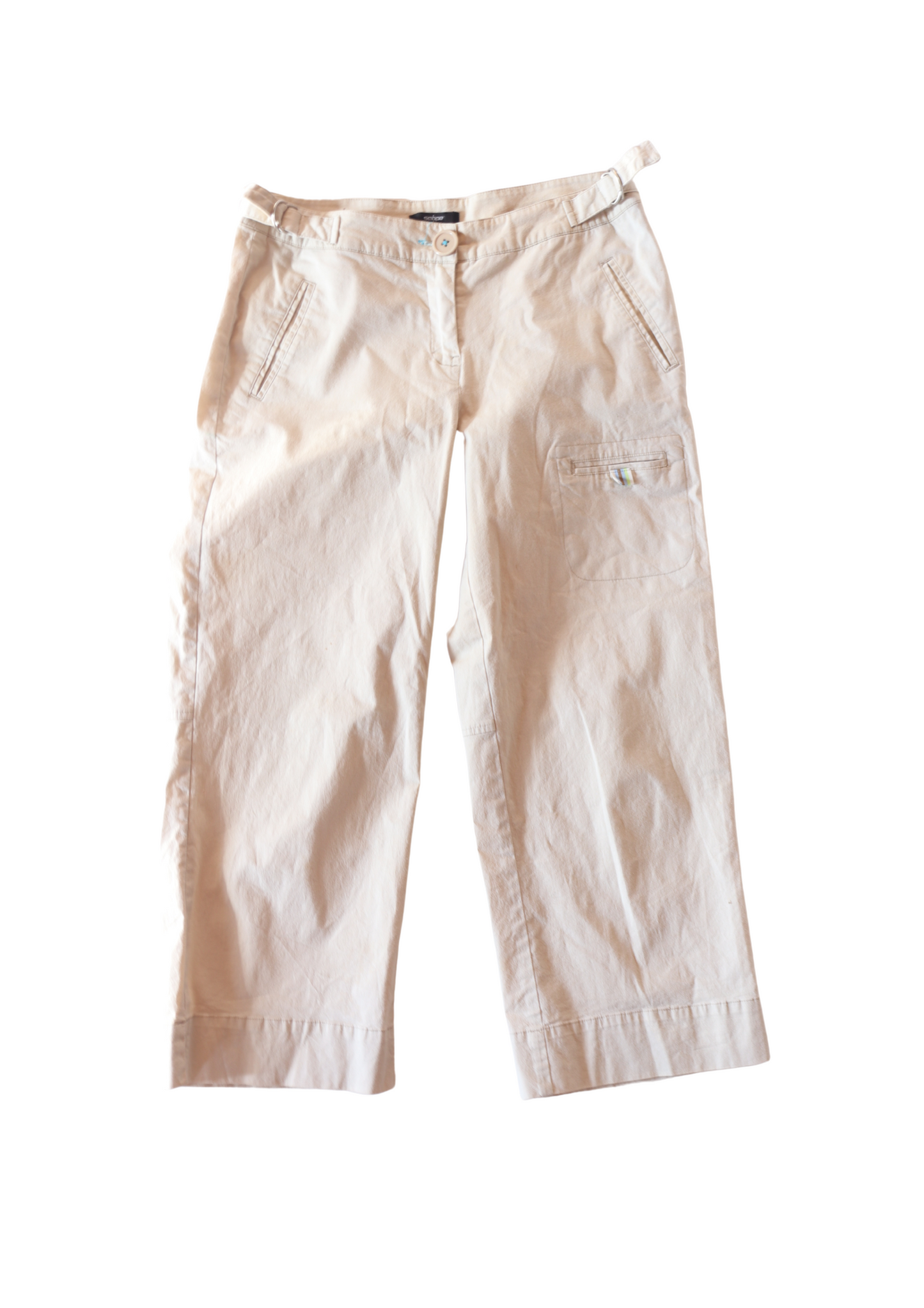Vintage Beige 3/4 Cargo Pants┃Size 10