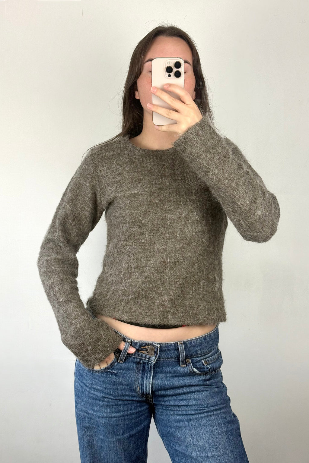 Vintage Brown Knit┃Size M