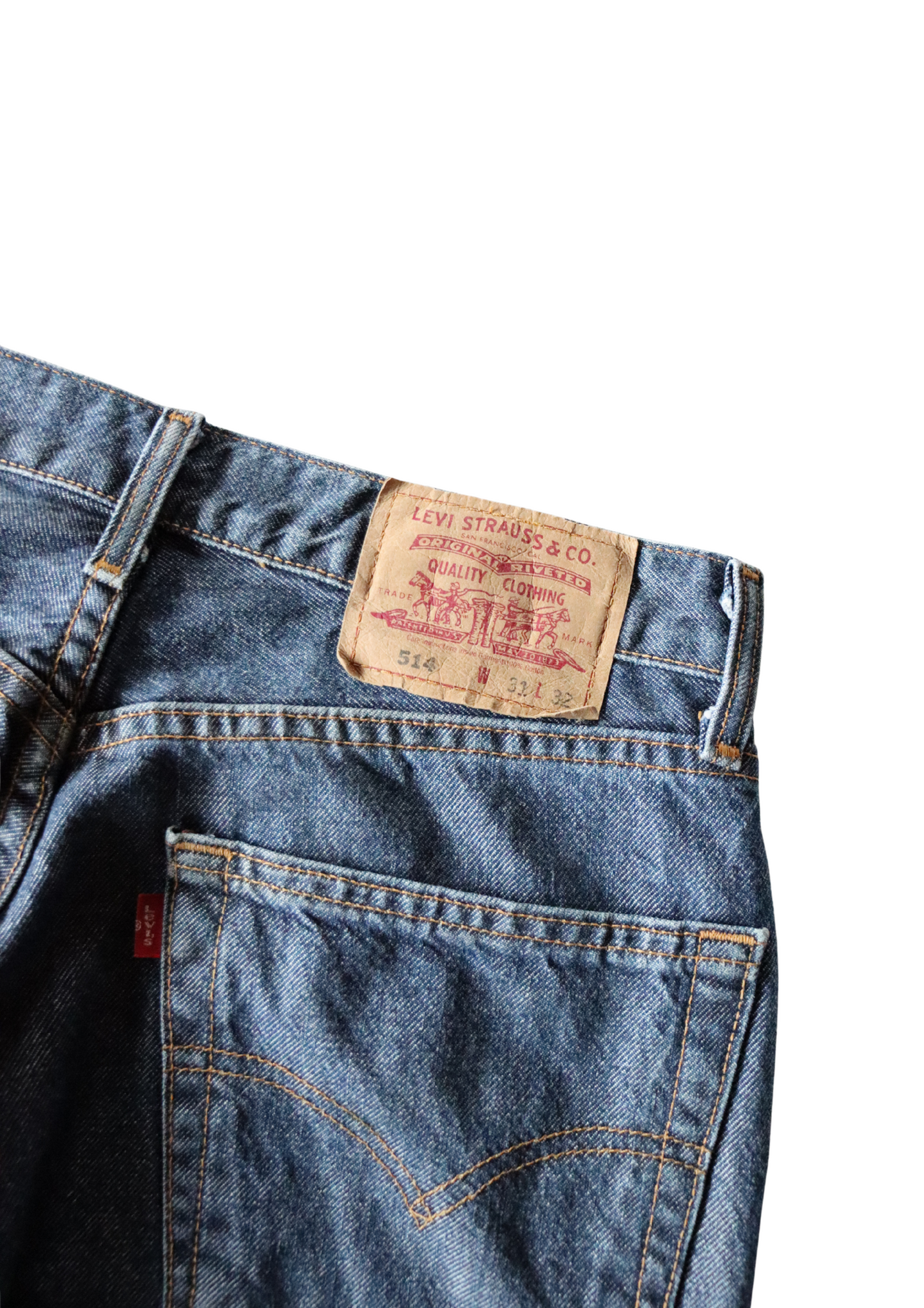 Vintage 514 Dark Wash Levis