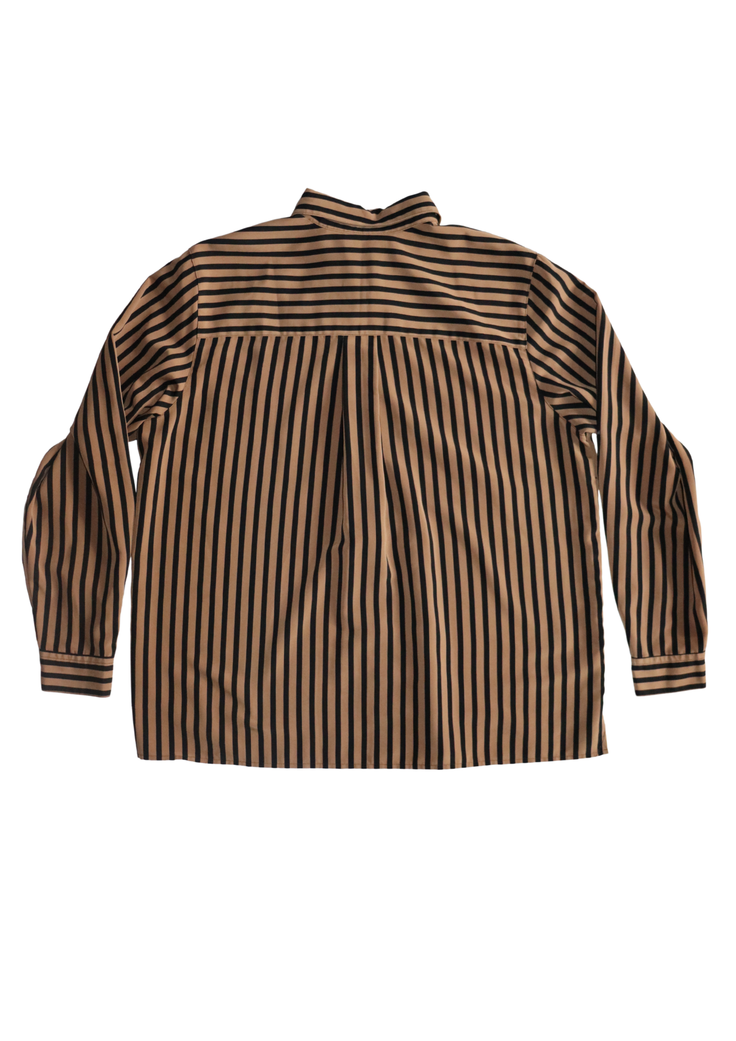 Vintage Striped Brown and Black Shirt┃Size 12