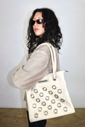Cream Eyelet Bag