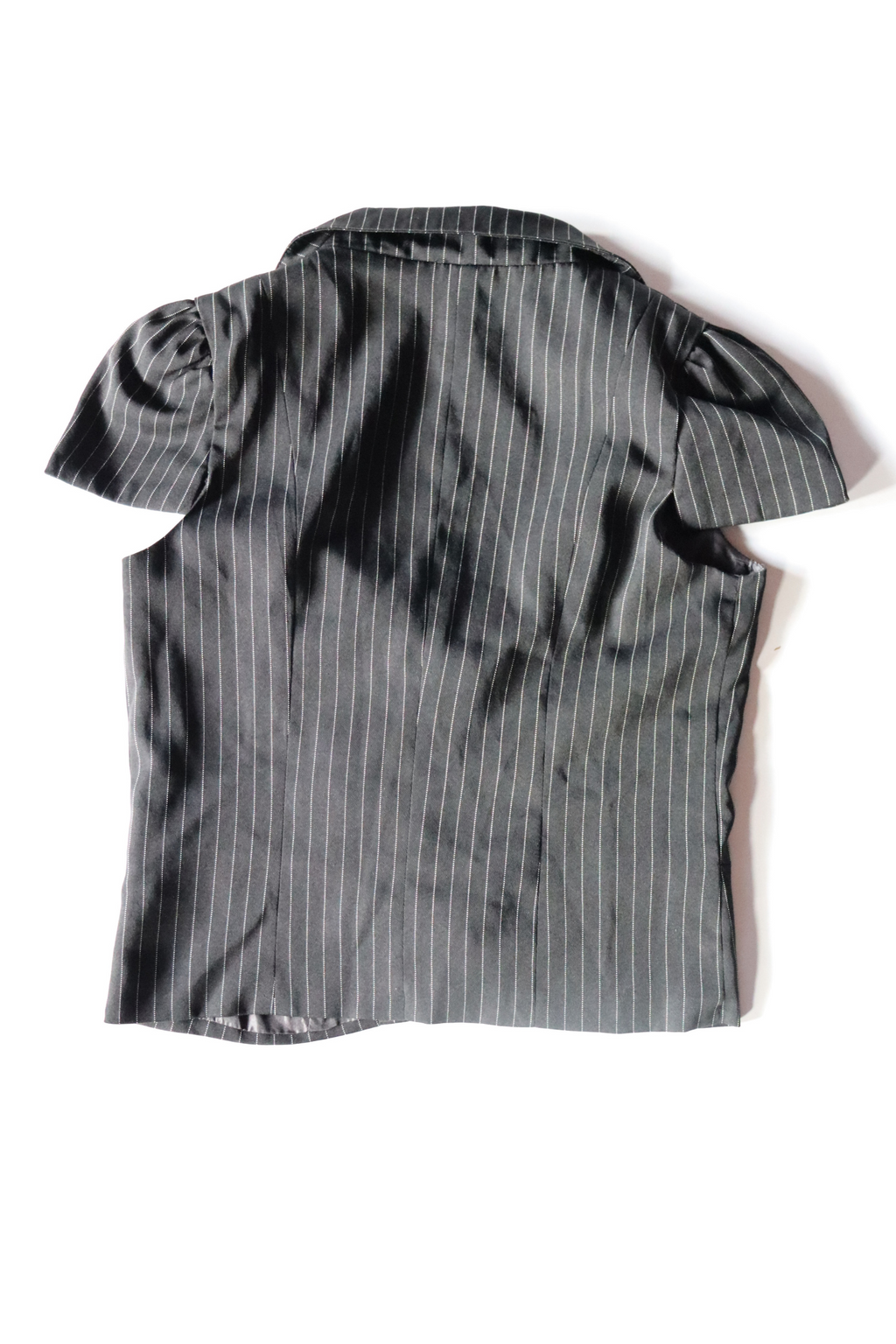 Pinstripe V Neck Top | Size 10