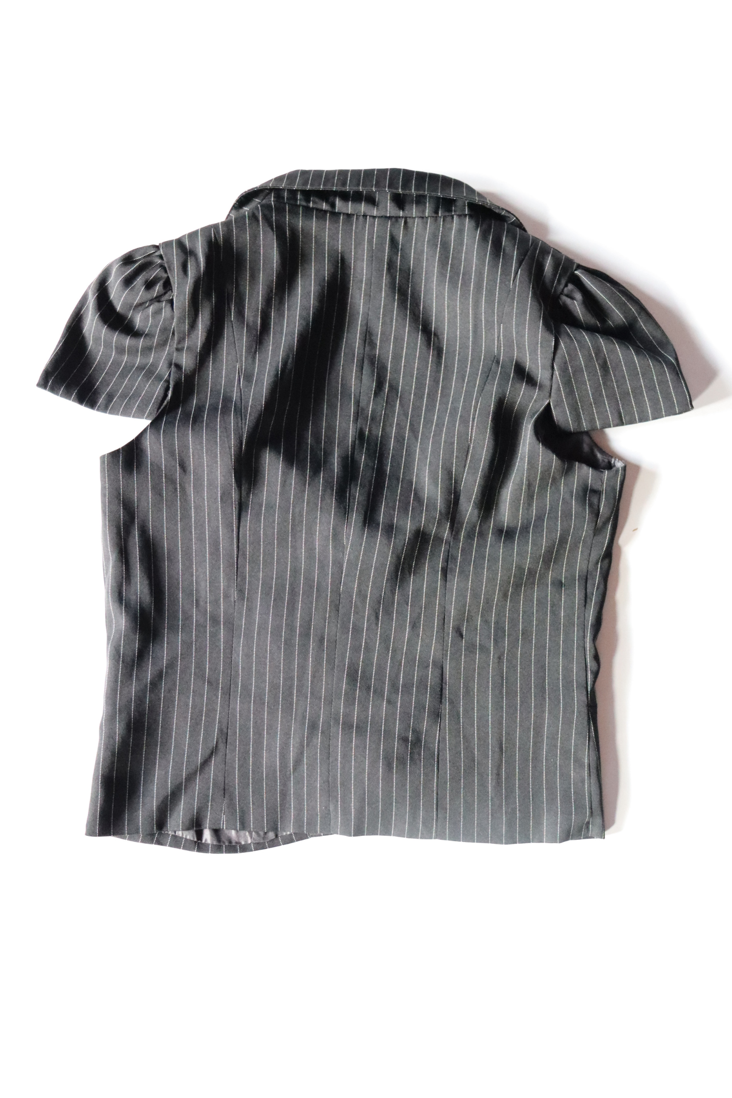 Pinstripe V Neck Top | Size 10