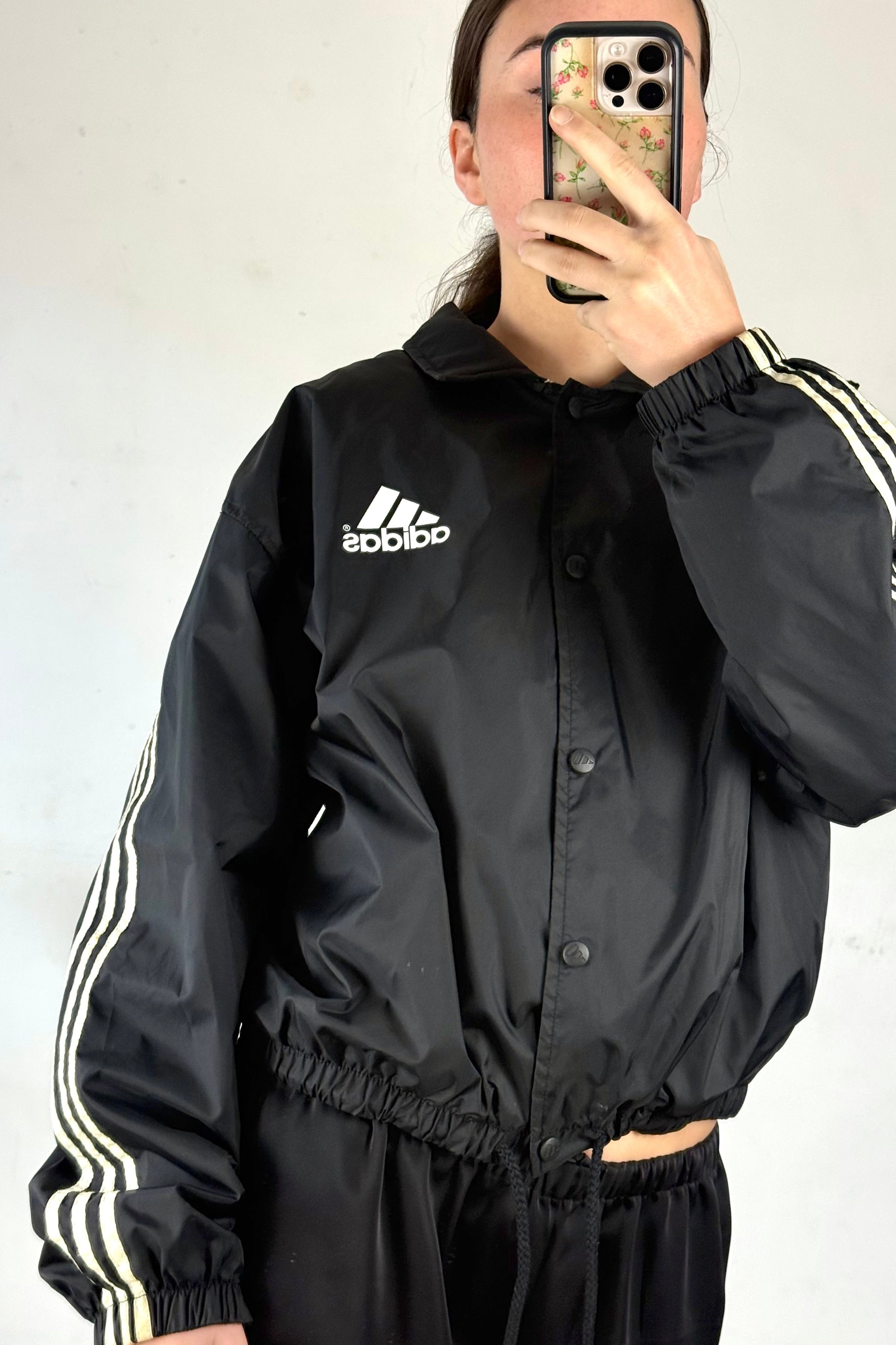 Black Adidas Windbreaker┃Size M