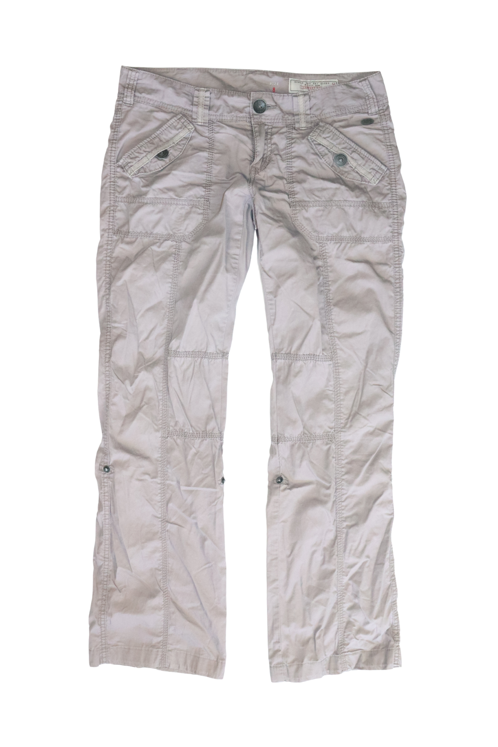 Brown Cargo Low Rise Pants┃Size 8