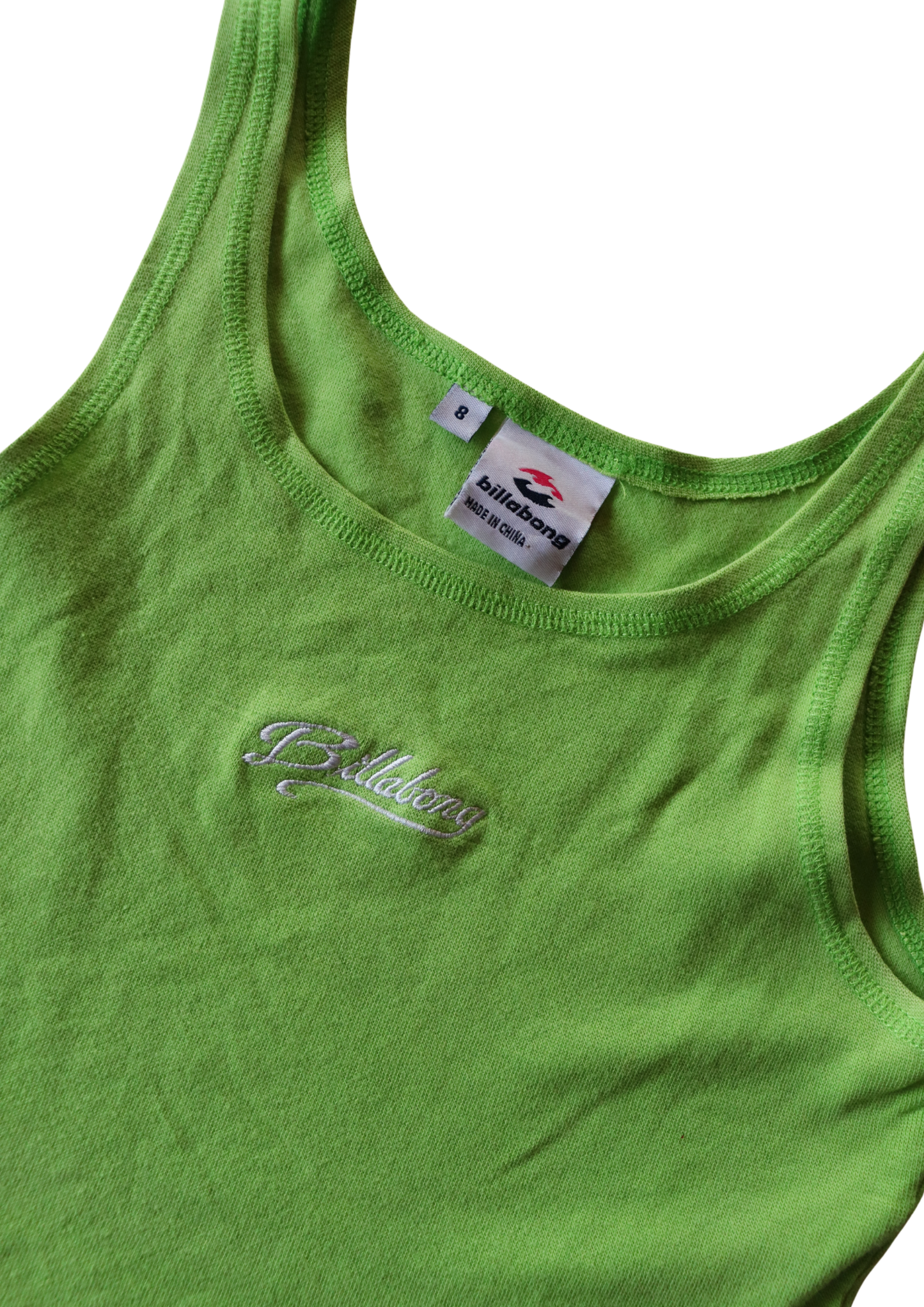Green Billabong Tank┃Size 8