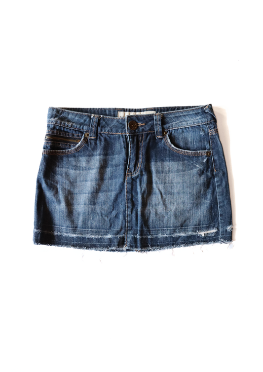Denim Mini Skirt┃Size 6