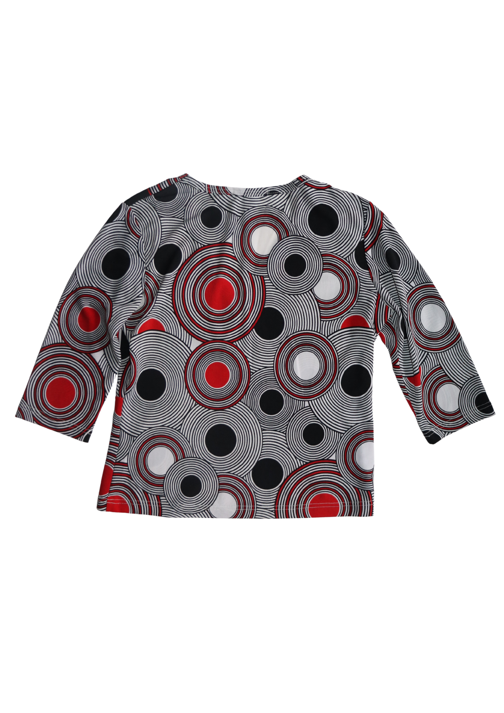 Vintage Circle V Neck Top | Size 12
