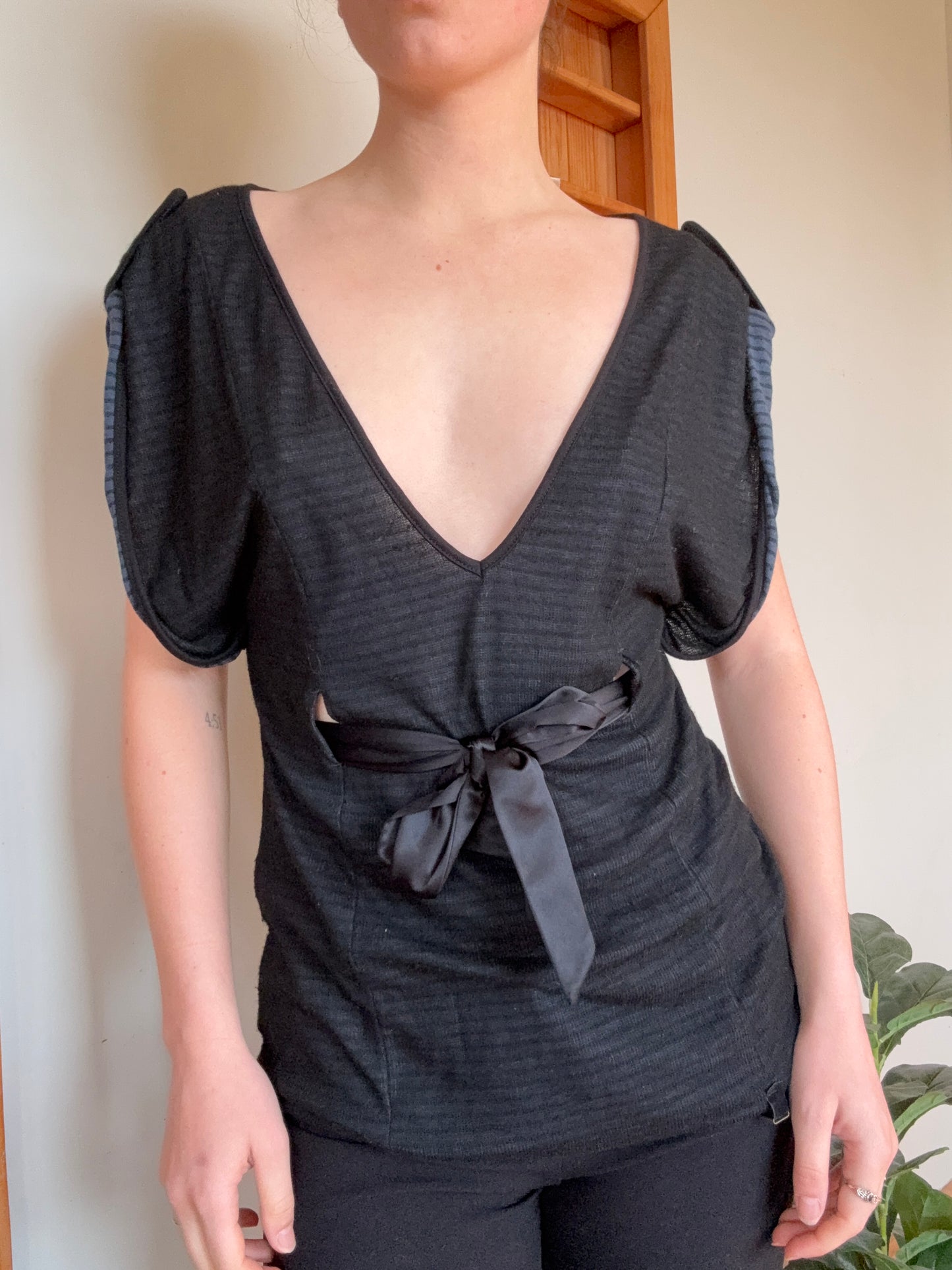 Miss Sixty Tie Top┃Size S