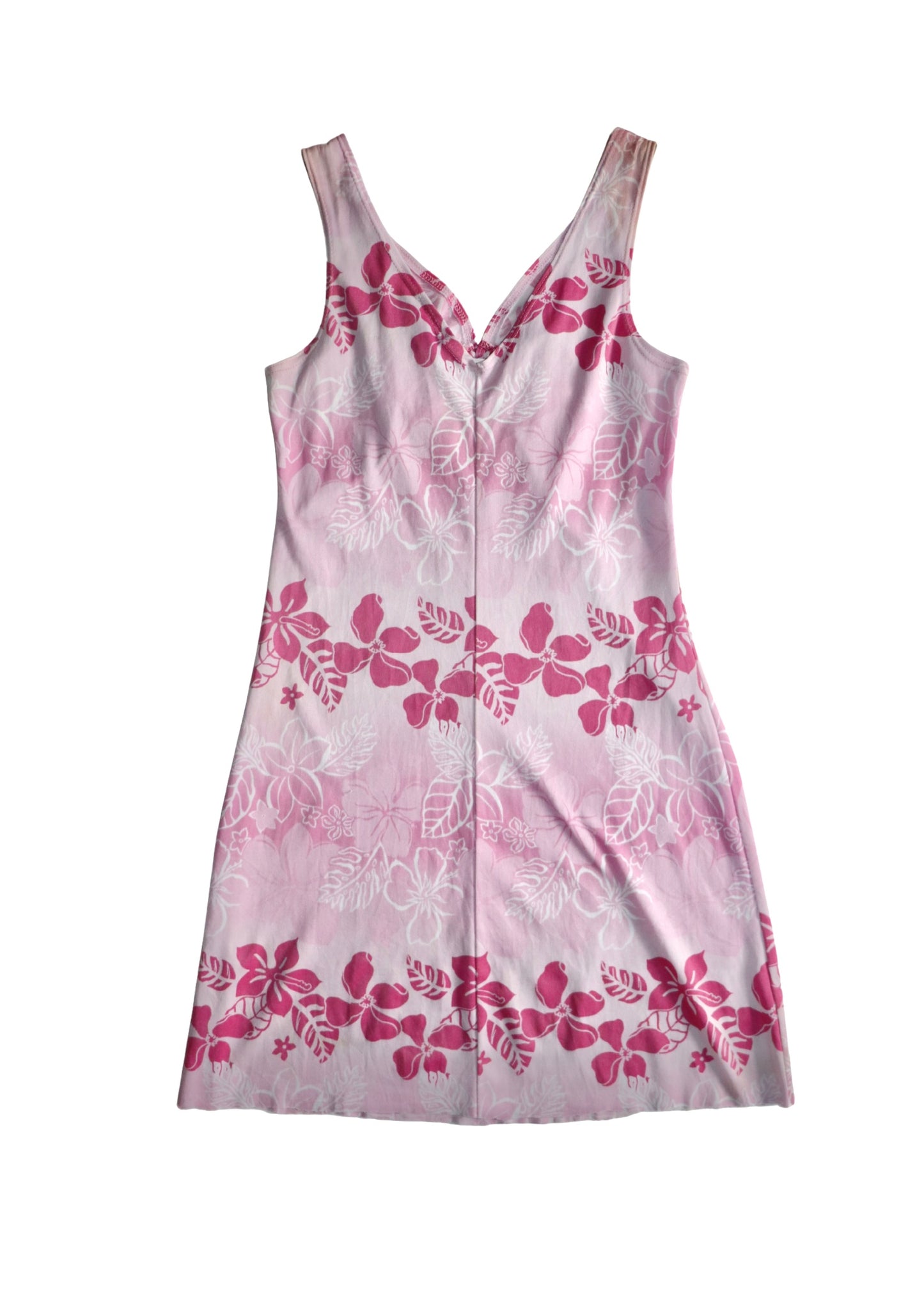 Pink Floral Mini Dress┃Size M