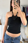 Black Rose Halter