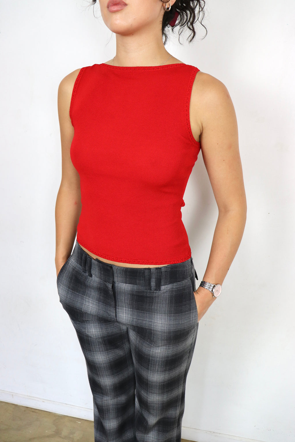90s Red Tank┃Size M/L