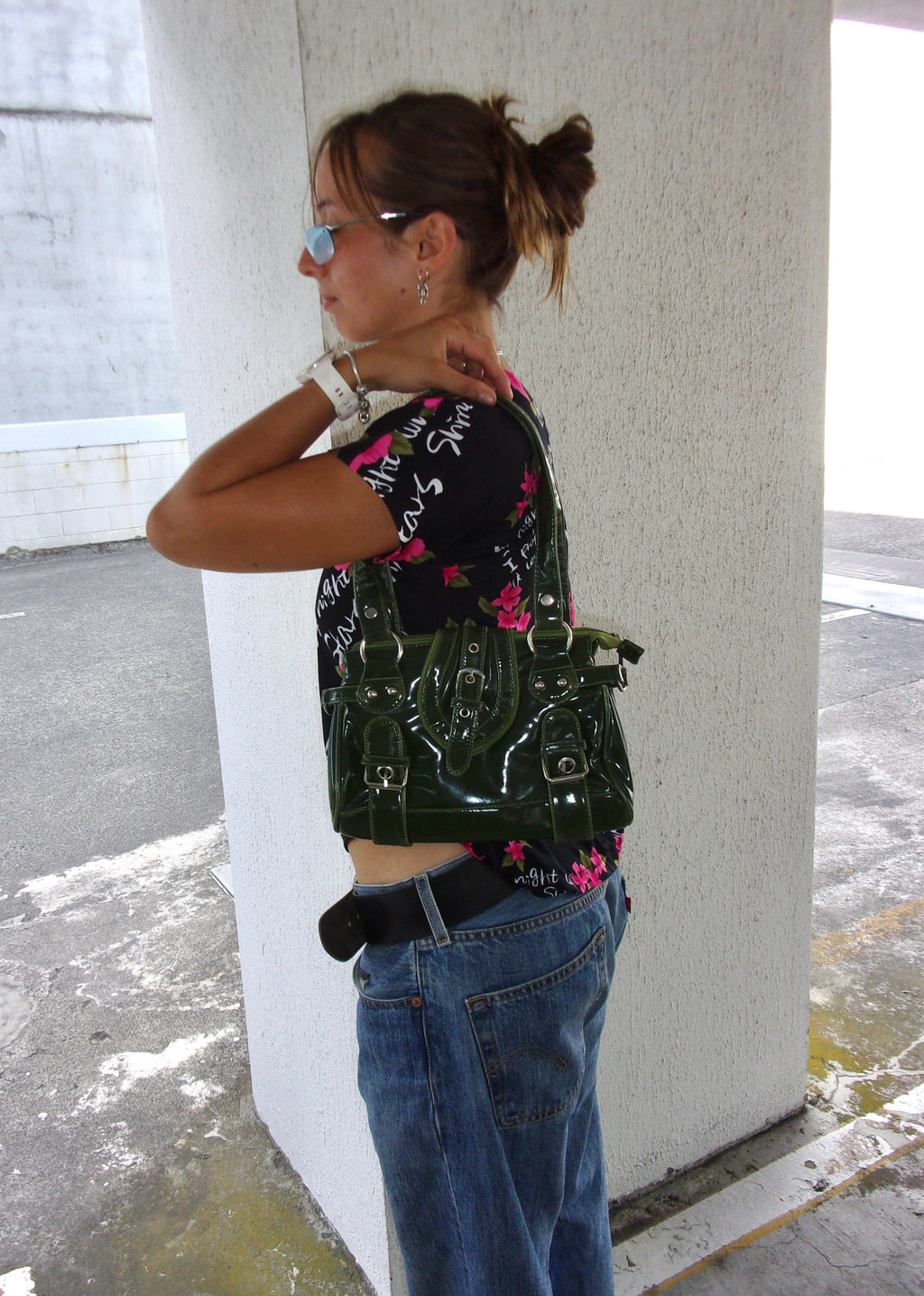 Y2K Green Handbag