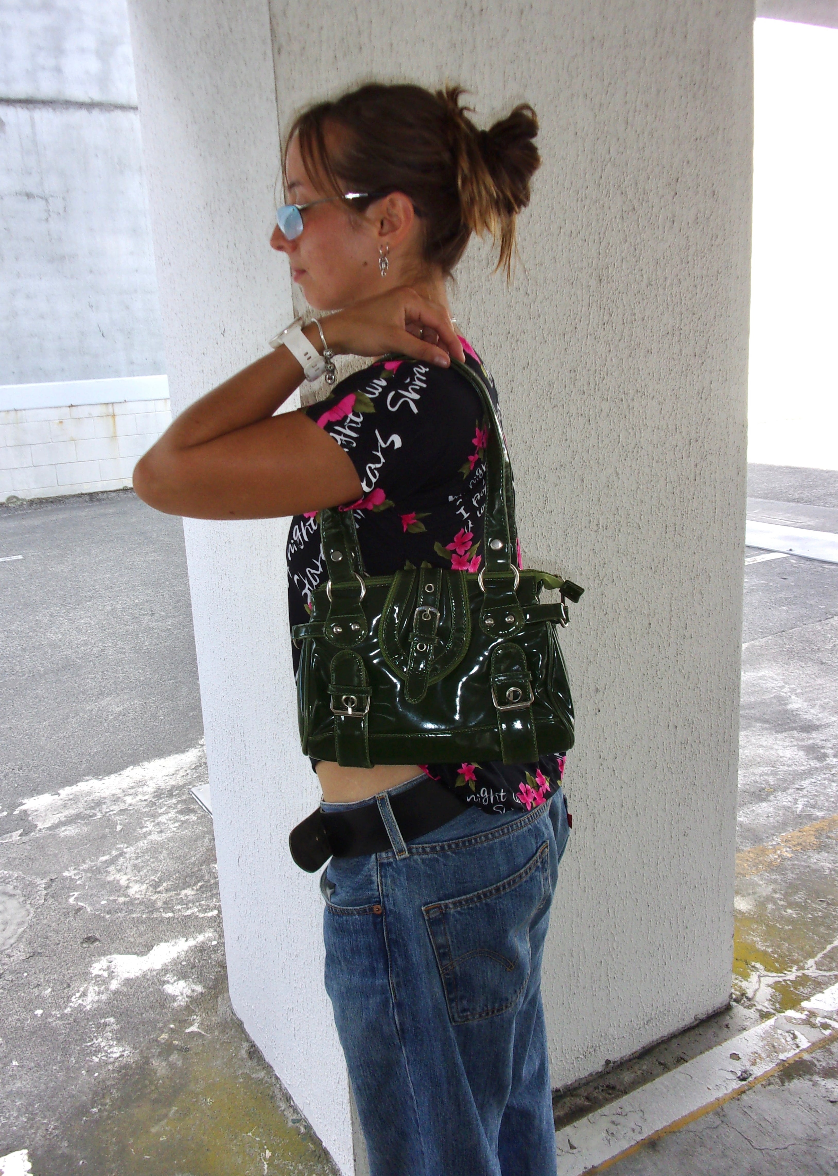 Y2K Green Handbag