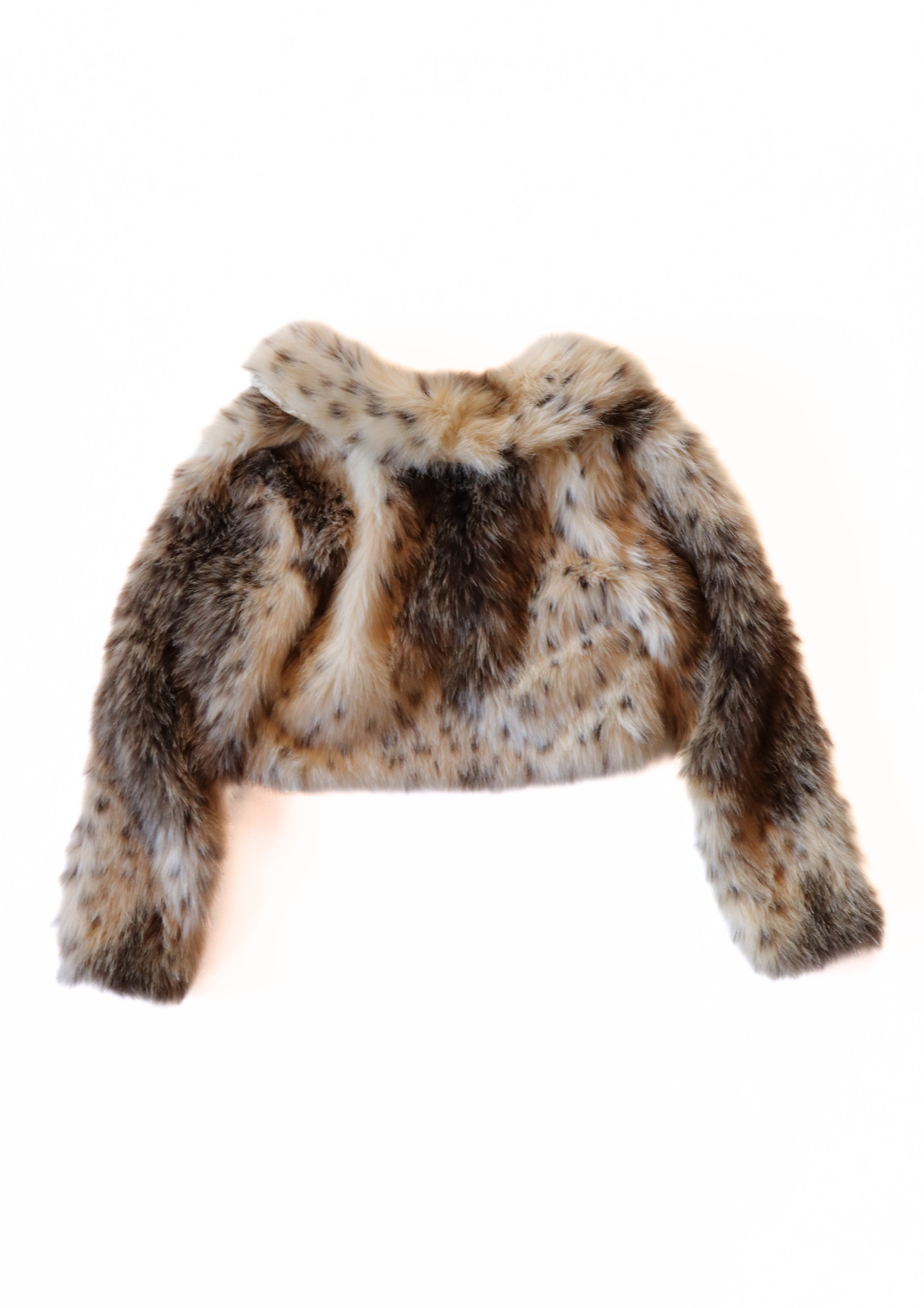 Faux Fur Shawl Jacket