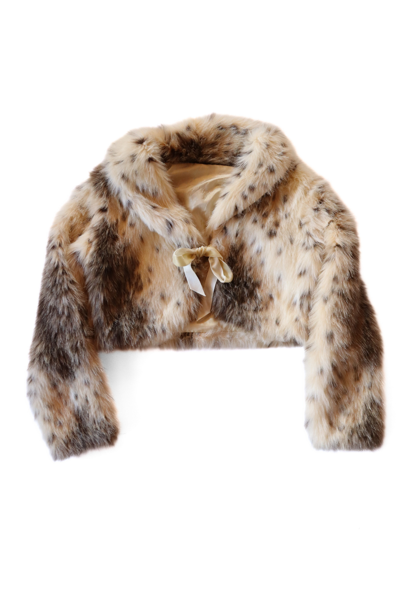 Faux Fur Shawl Jacket