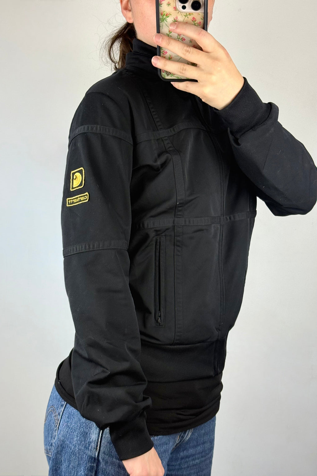 Black Carhartt Zip-up┃Size M
