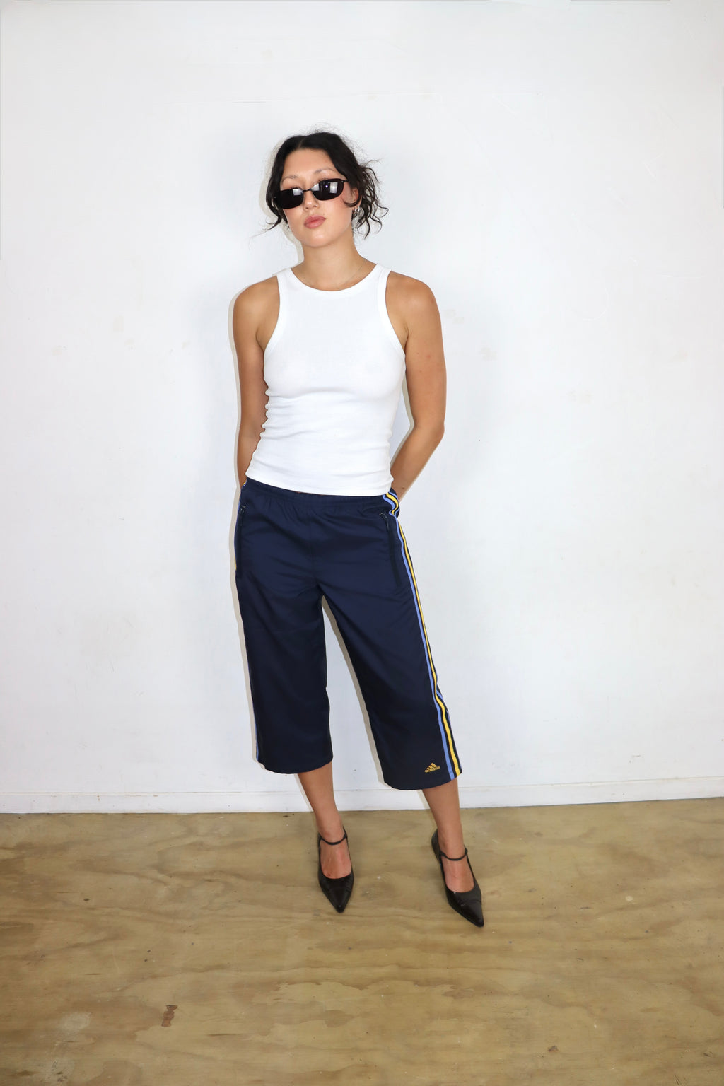 Vintage 3/4 Adidas Pants┃Size XS
