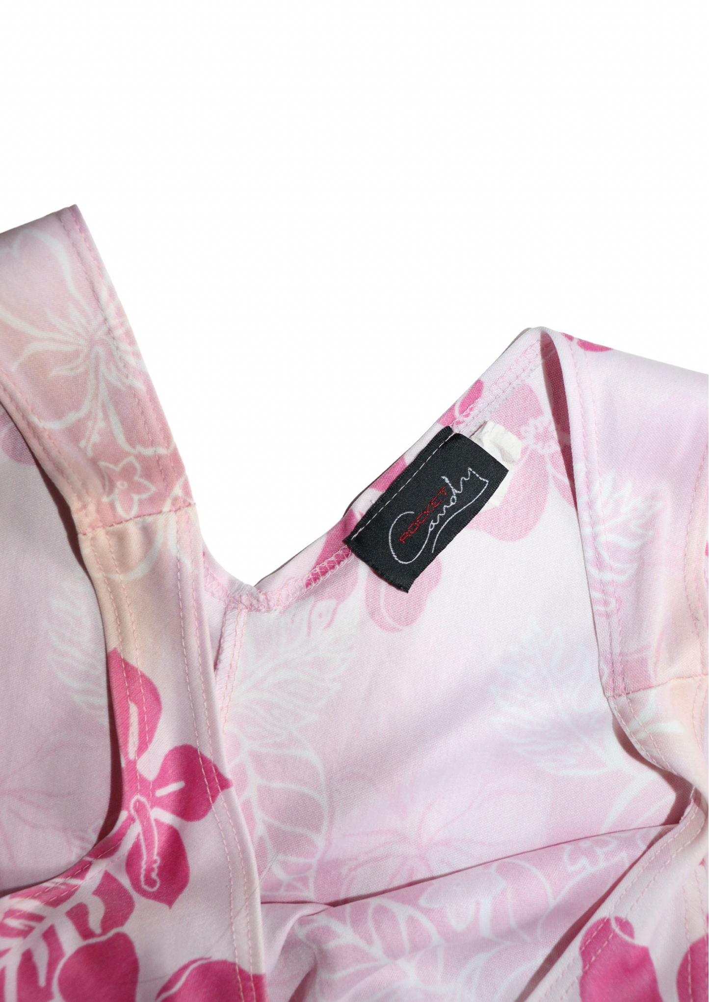 Pink Floral Mini Dress┃Size M