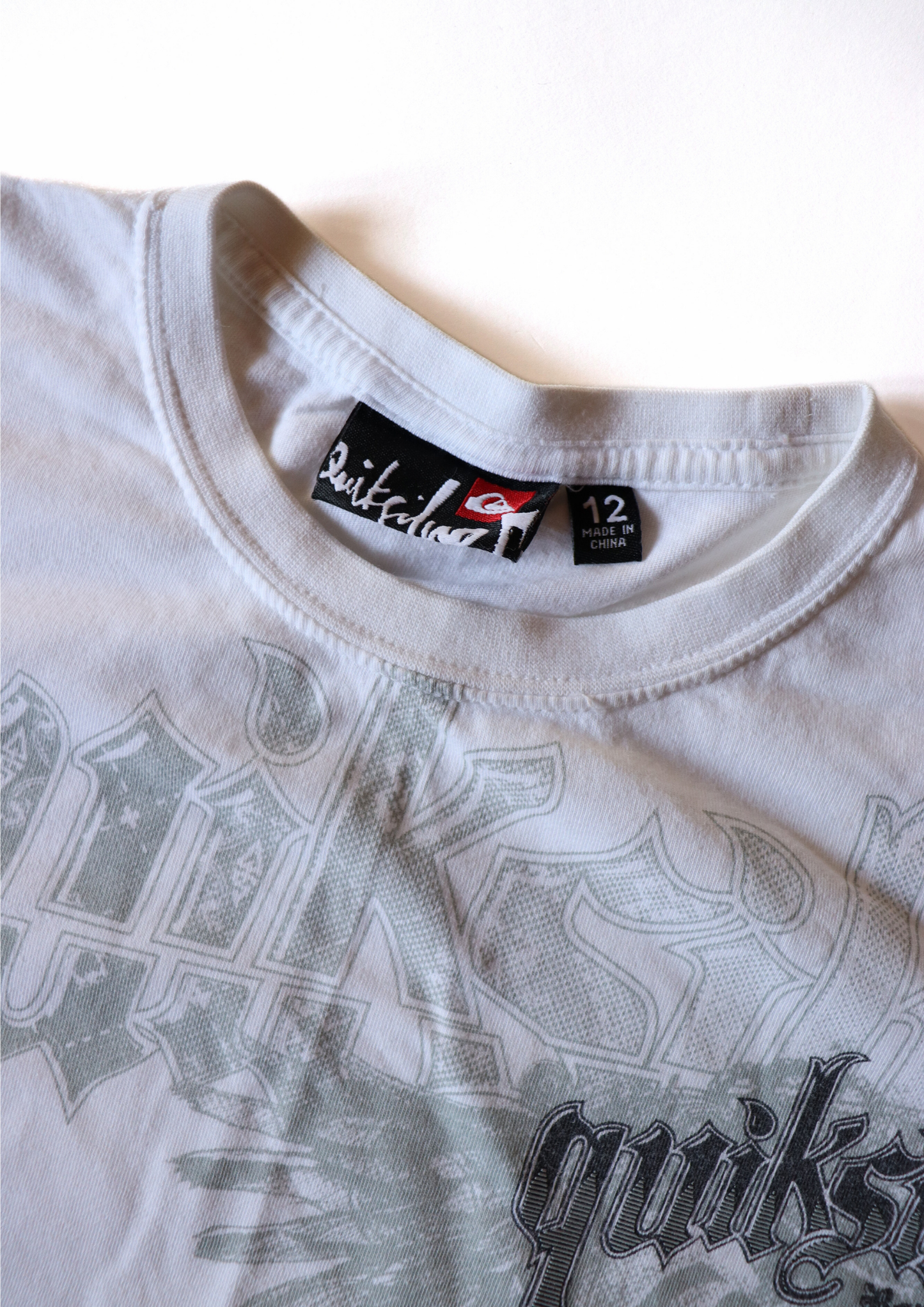 Quiksilver White Tee┃Size 12