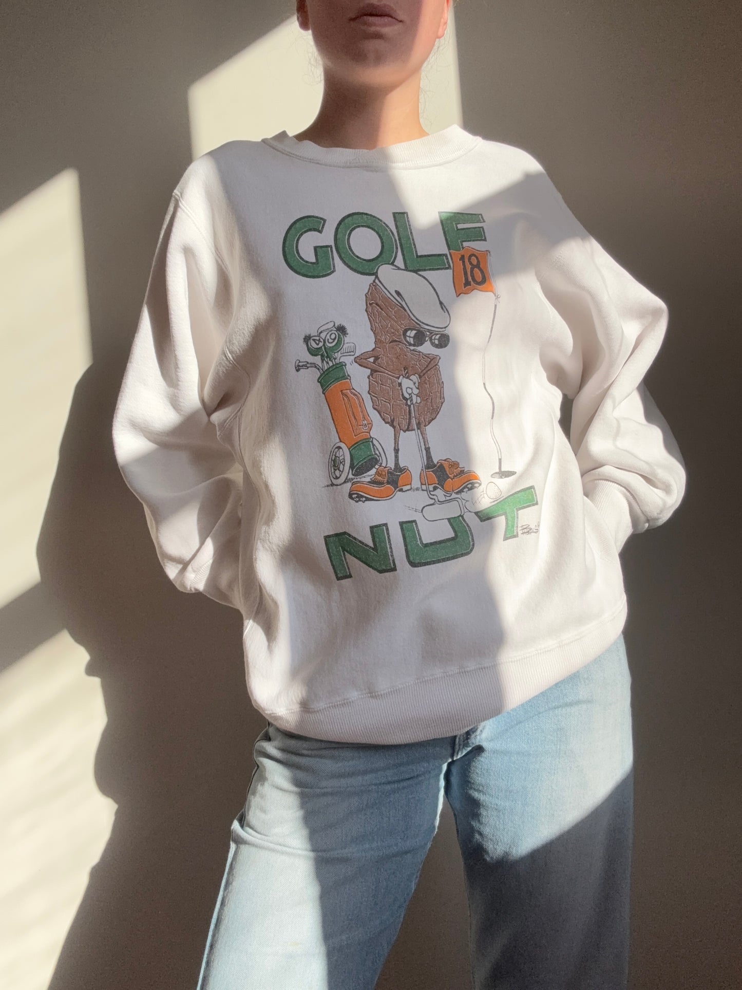 Vintage Golf Nut Crew┃Size M