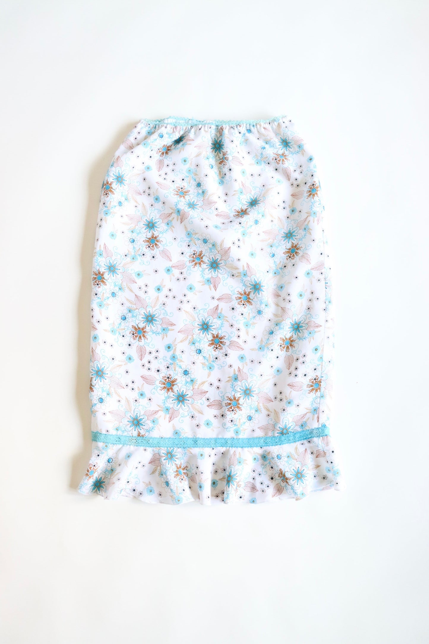 90s Floral Midi Skirt