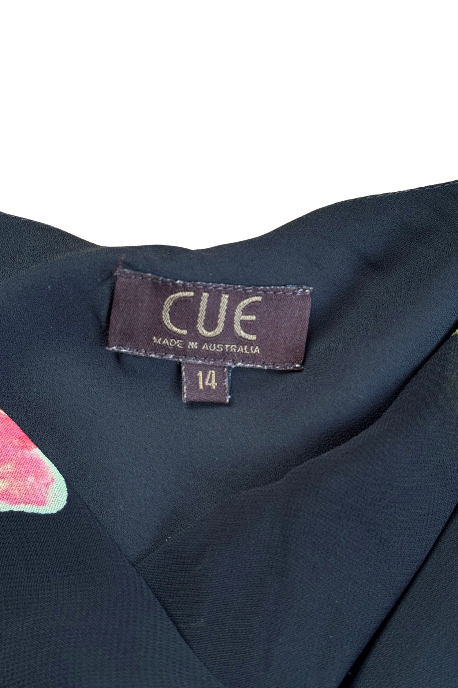 Vintage Cue Rose Maxi Dress┃Size 14