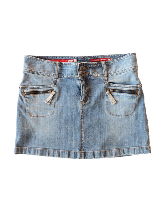 Vintage Guess Denim Mini Skirt┃Size L