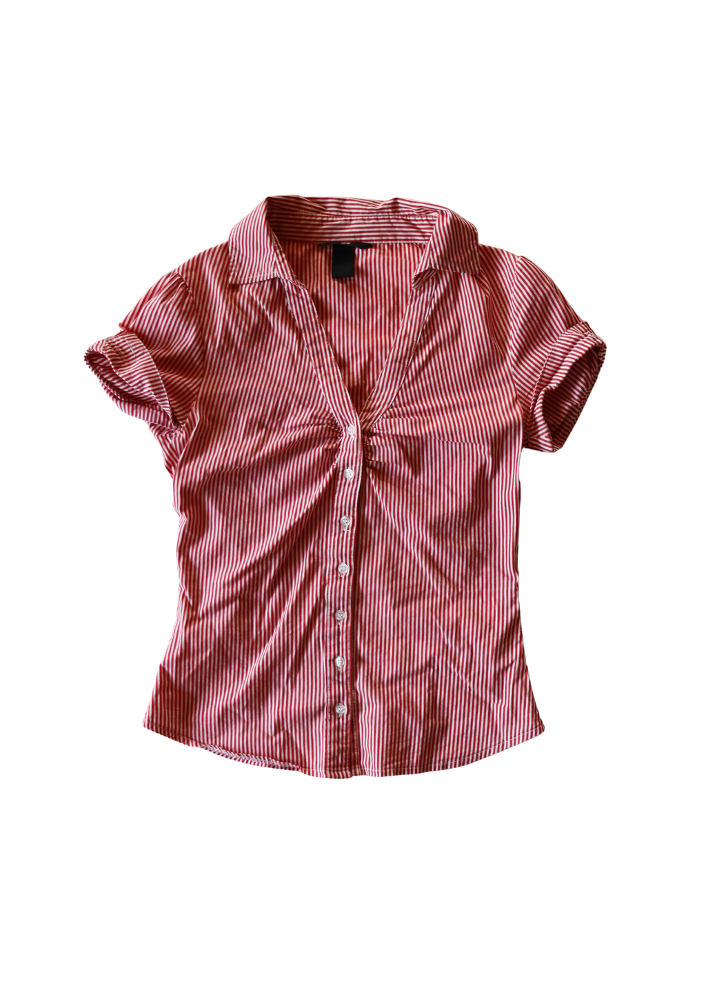 Red Striped Shirt┃Size 6