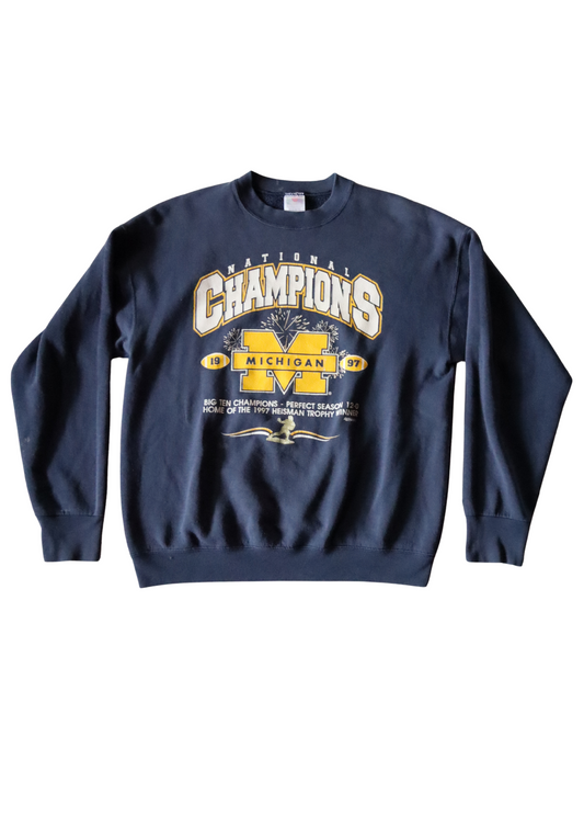 Vintage Michigan Crew┃Size L