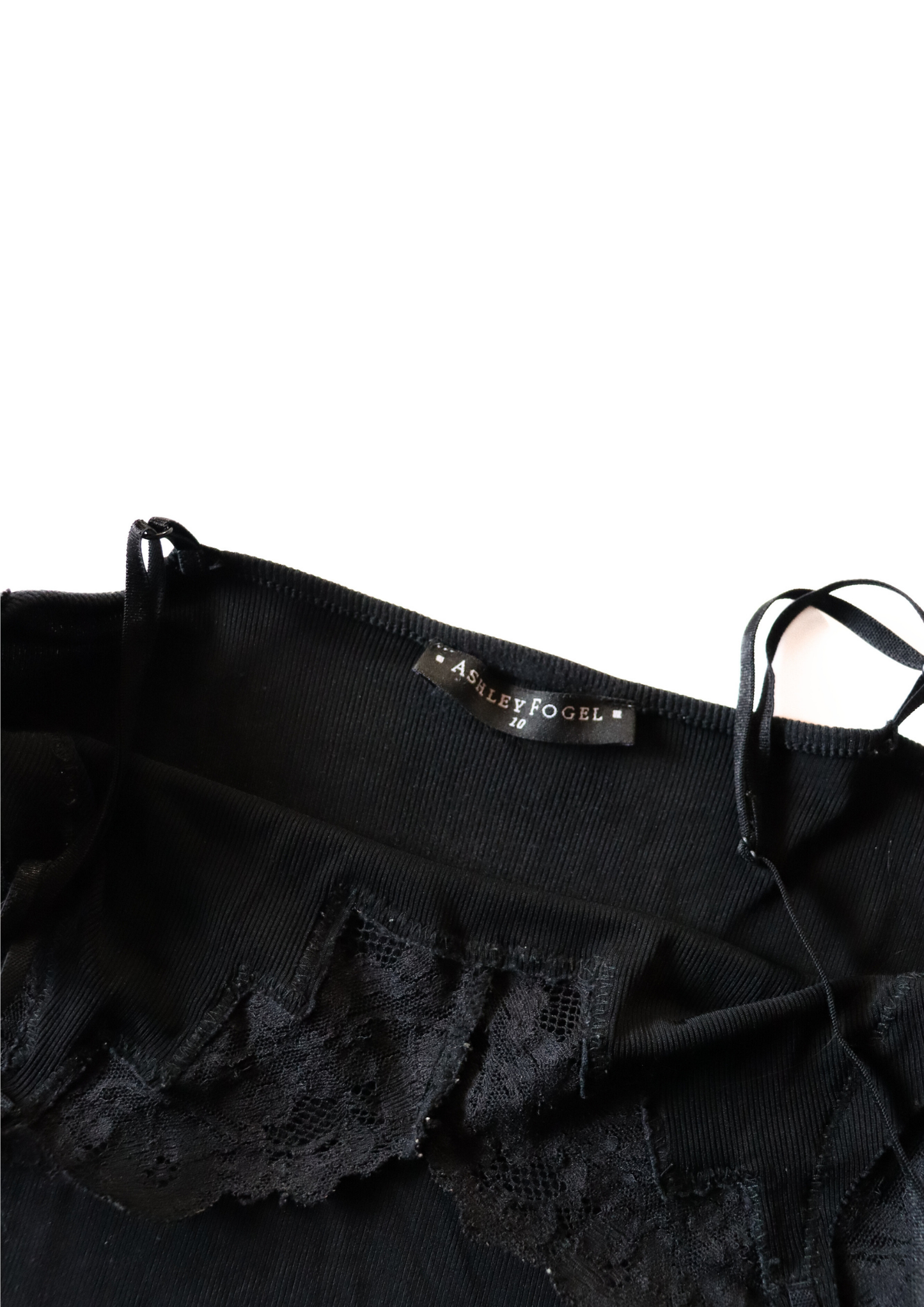 Ashley Fogel Lace Trim Singlet┃Size 10