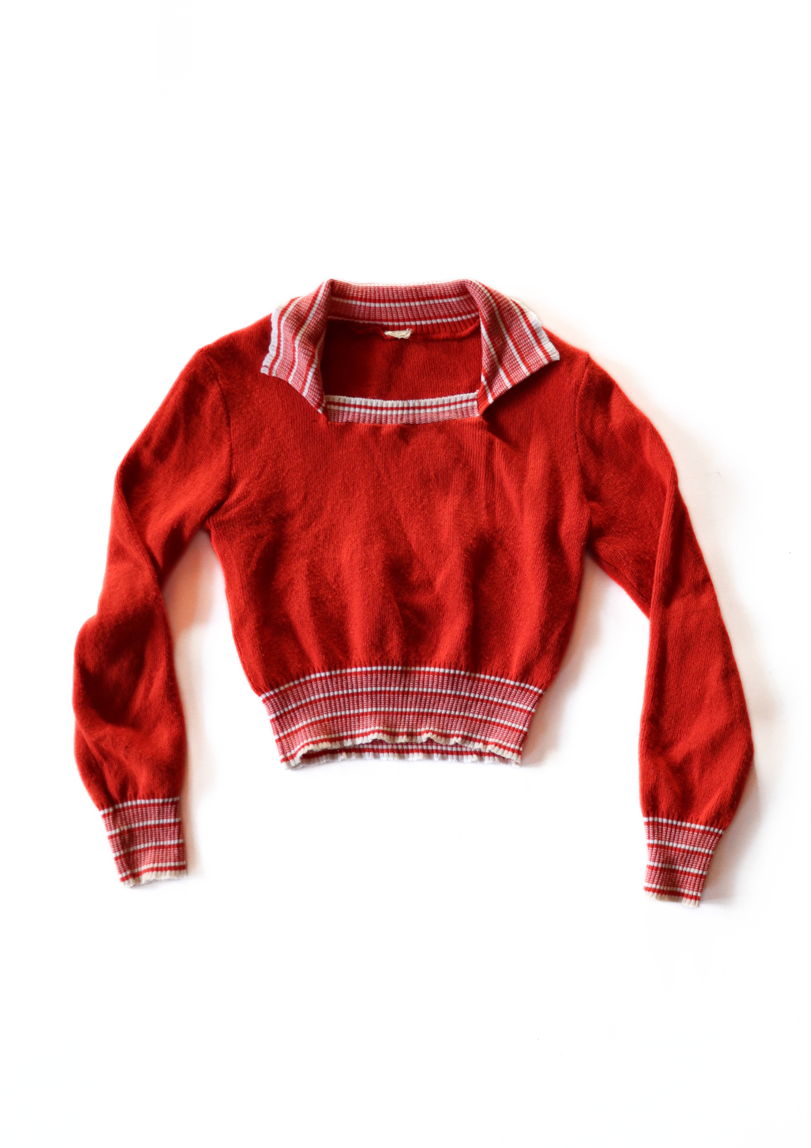 Orange Vintage Knit
