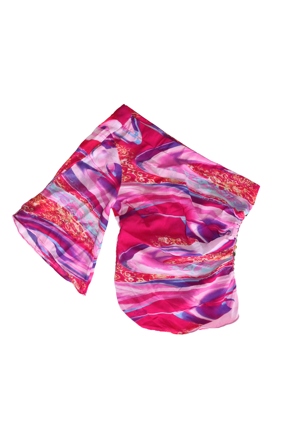Purple One Shoulder Top