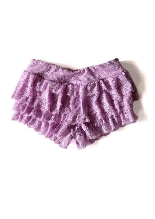 Purple Lace Shorts