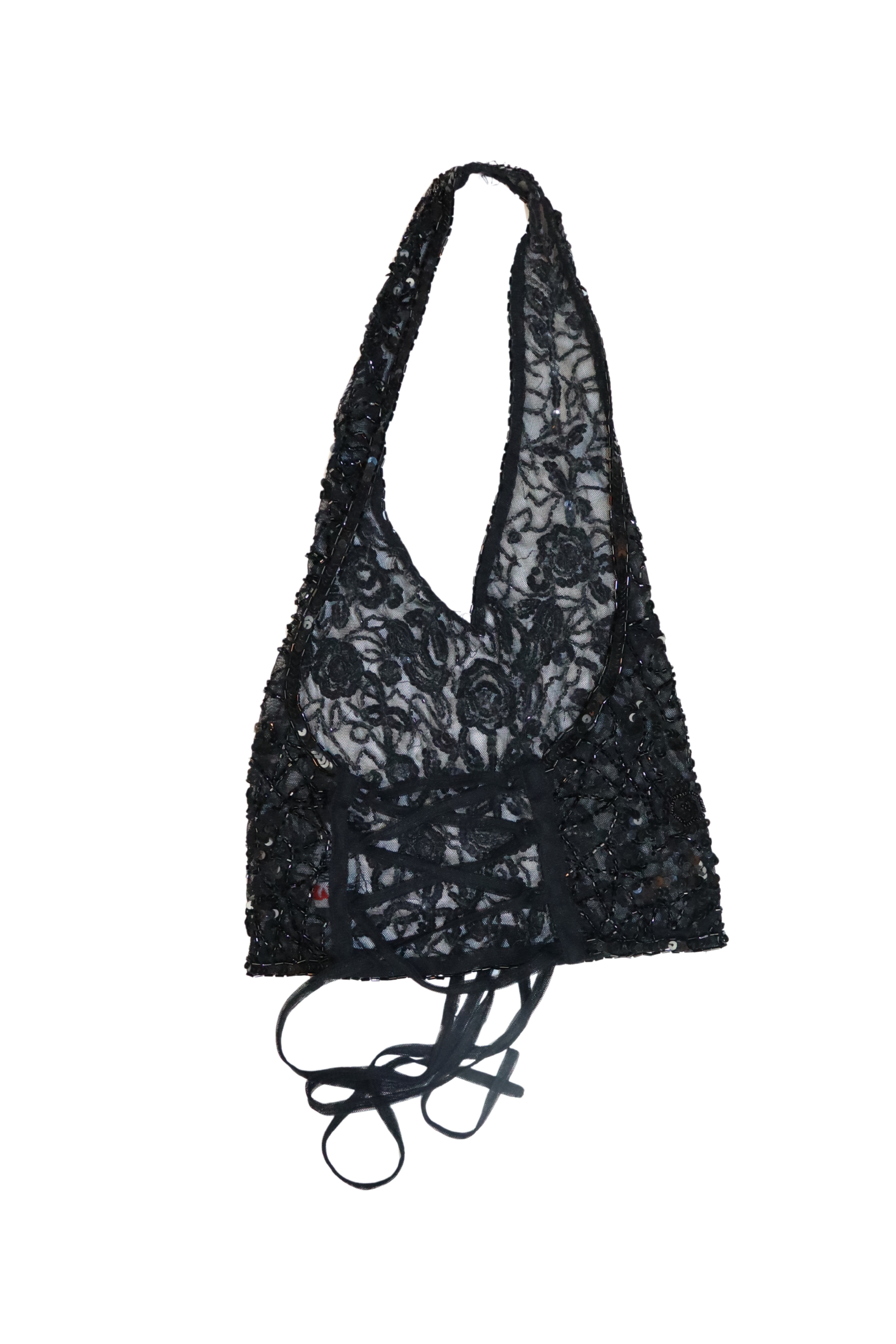 Morgan De Toi Beaded Halterneck